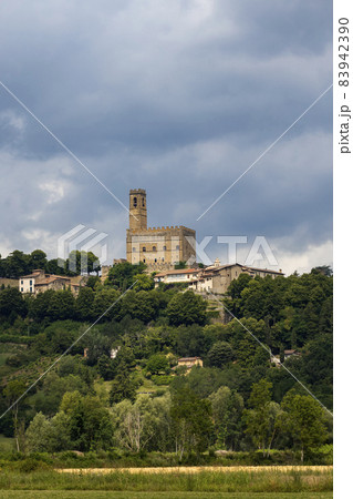 Public monument of Poppi Castle in Tuscany, Italy 83942390