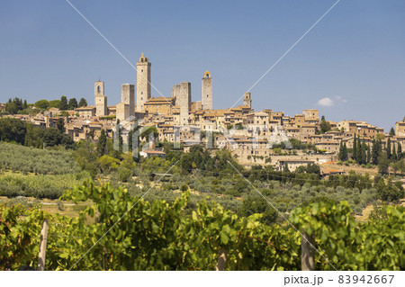 San Gimignano, UNESCO site, Tuscany, Italy 83942667