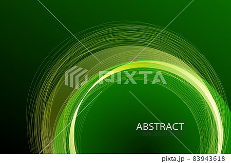 Stylish abstract geometric green background circle wave vector illustration eps10 Stylish abstract geometric green background circle wave vector illustration eps10 83943618
