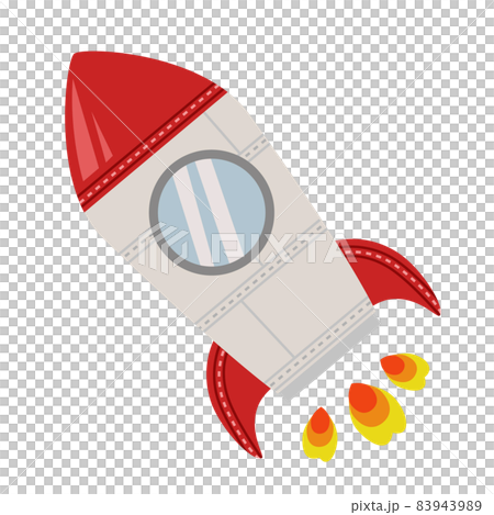 赤いロケットのイラスト 赤いロケットのイラスト 83943989