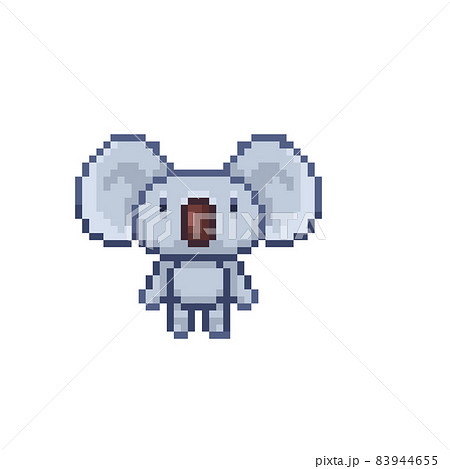 小さくてかわいいコアラのピクセルアート 小さくてかわいいコアラのピクセルアート 83944655