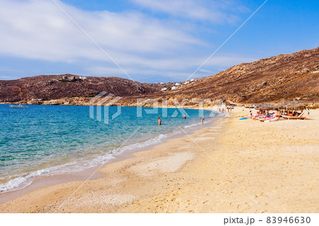 Mykonos island beach, Greece 83946630
