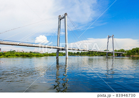 Vynogradovskiy Bridge in Krasnoyarsk 83946730