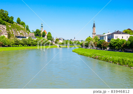 Salzach river in Salzburg Salzach river in Salzburg 83946812