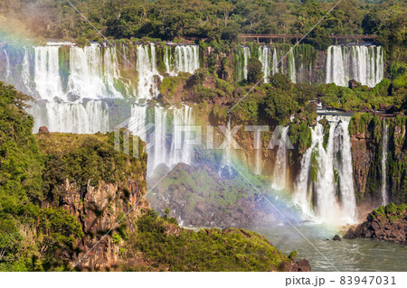 Iguazu Falls or Waterfall landscape Iguazu Falls or Waterfall landscape 83947031
