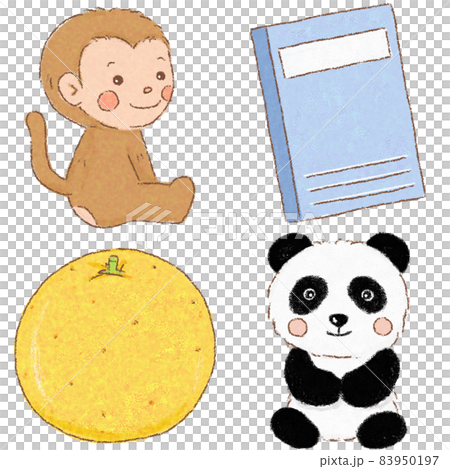 手繪插圖集以字母 M ~ P 開頭的單詞 83950197