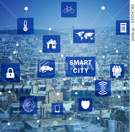 Concept of smart city and internet of things Concept of smart city and internet of things 83954789