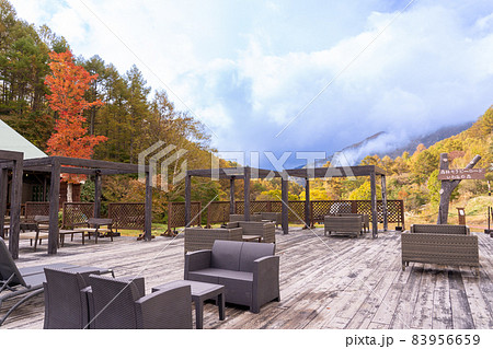 長野県阿智村 ウッドデッキとソファのあるヘブンスそのはらのセンターハウス 長野県阿智村 ウッドデッキとソファのあるヘブンスそのはらのセンターハウス 83956659