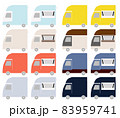 キッチンカー・移動販売車のバリエーションセット 83959741