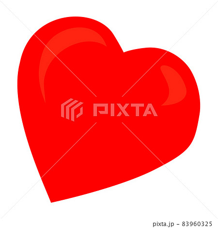 ハート型の赤いチョコレート 83960325