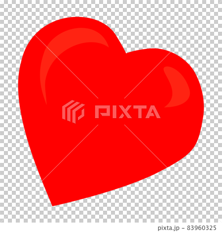 ハート型の赤いチョコレート 83960325