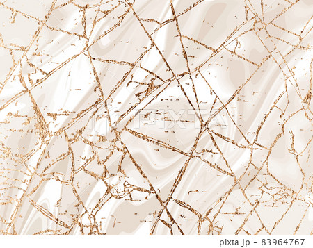 Liquid gold rose marble canvas abstract painting background with gold splatter and stripes texture and sparkling waves. Vecto Liquid gold rose marble canvas abstract painting background with gold splatter and stripes texture and sparkling waves. Vecto 83964767