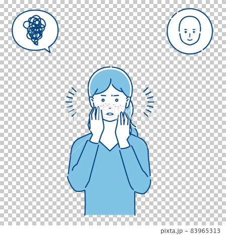 3種顏色適合有皮膚問題的女性 3種顏色適合有皮膚問題的女性 83965313