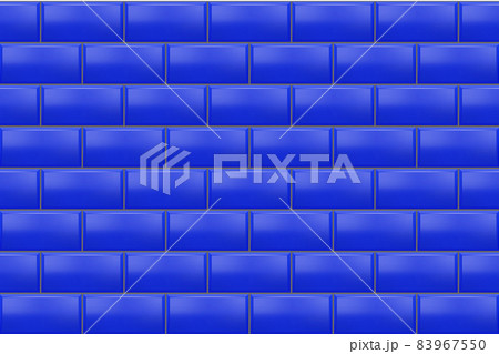 Subway tile pattern. Blue seamless brick background 83967550
