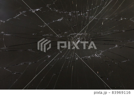 close-up view of dark grey slanted broken lcd screen with visible pixel grid and selective focus close-up view of dark grey slanted broken lcd screen with visible pixel grid and selective focus 83969116