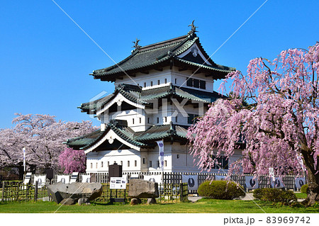 桜景 弘前城 桜景 弘前城 83969742