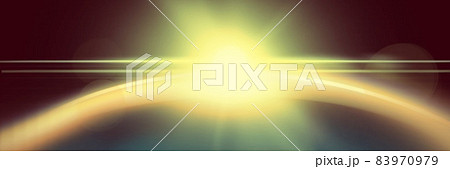 星空と幻想的な宇宙のファンタジー背景のイラスト素材