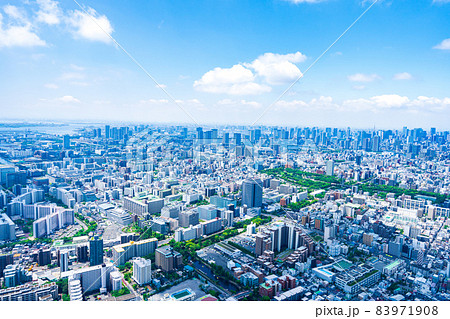 東京都市部・空撮写真 83971908