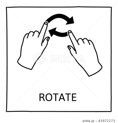 Doodle gesture icon 83972273