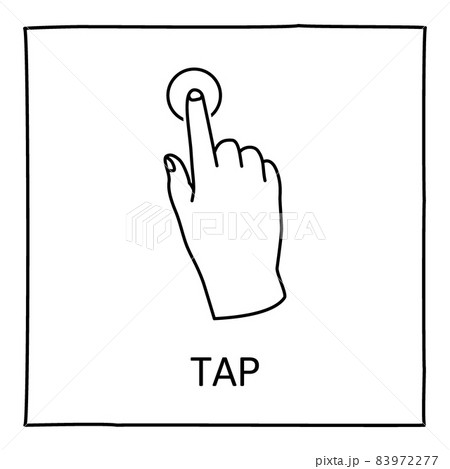 Doodle gesture icon Doodle gesture icon 83972277