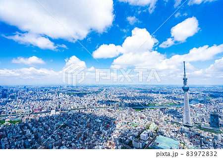 東京スカイツリー・空撮写真 83972832