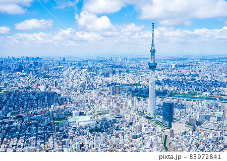 東京スカイツリー・空撮写真 83972841