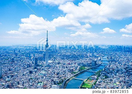 東京スカイツリー・空撮写真 83972855
