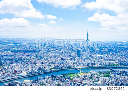 東京スカイツリー・空撮写真 83972862