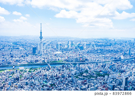 東京スカイツリー・空撮写真 83972866