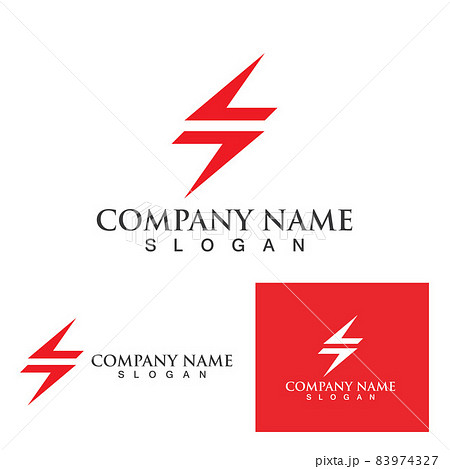 Thunderbolt lightning logo and symbol icon Thunderbolt lightning logo and symbol icon 83974327