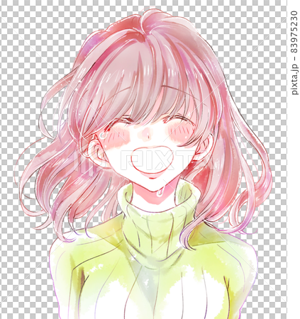 笑顔で泣いている女性 83975230