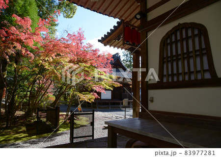 赤山禅院 地蔵堂から拝殿を望む 京都市左京区 赤山禅院 地蔵堂から拝殿を望む 京都市左京区 83977281