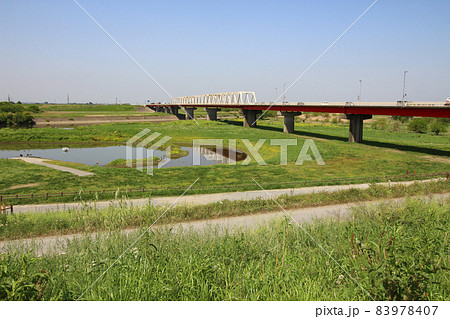 茨城県古河市の三国橋 茨城県古河市の三国橋 83978407