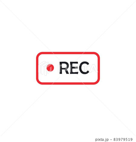 recording icon vector illustration design template 83979519