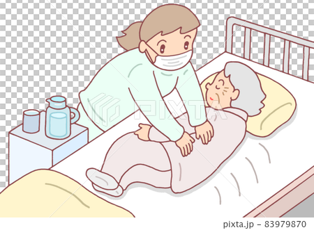 姿勢改變/壓瘡預防(戴口罩) 姿勢改變/壓瘡預防(戴口罩) 83979870
