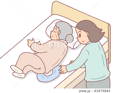 円座クッション 褥瘡予防のイラスト素材 9794