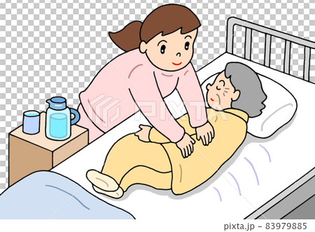体位変換・褥瘡予防 83979885