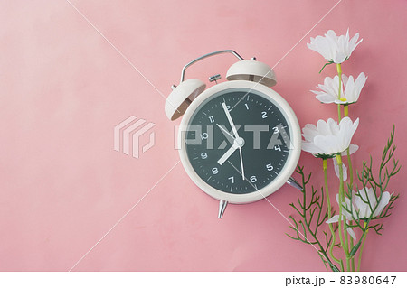 old alarm clock on wooden background. old alarm clock on wooden background. 83980647