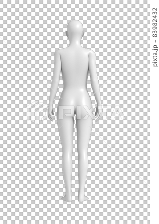 女性の体, ボディ, 3D 83982432