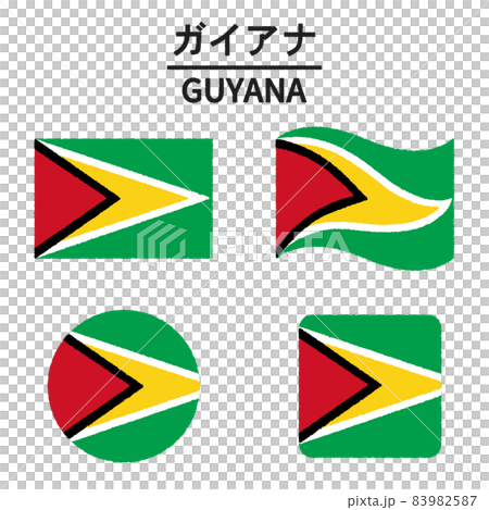 圭亞那國旗圖 83982587
