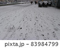 雪の足跡 83984799