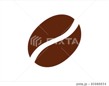 Different coffee beans. Different degrees of roasting coffee. Logo on Isolated white background. vector illustration Different coffee beans. Different degrees of roasting coffee. Logo on Isolated white background. vector illustration 83986654