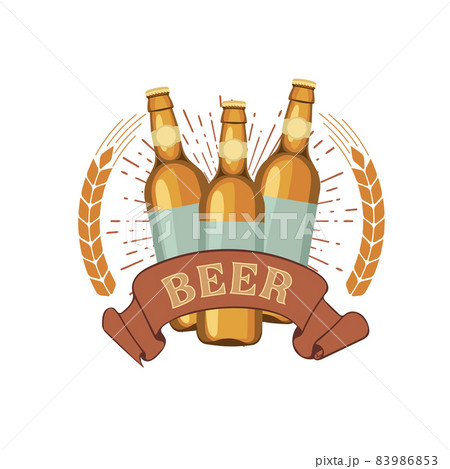 An emblem with beer 83986853