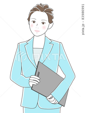 ビジネススーツの女性 83986991