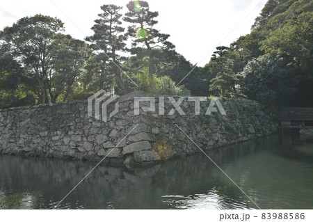 【徳島市】徳島中央公園・城跡の石垣 【徳島市】徳島中央公園・城跡の石垣 83988586