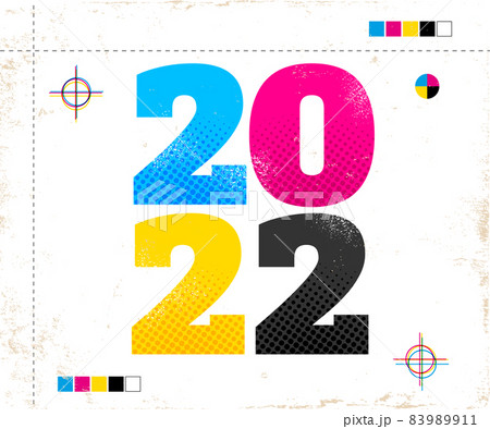 Retro poster for new year 2022 83989911