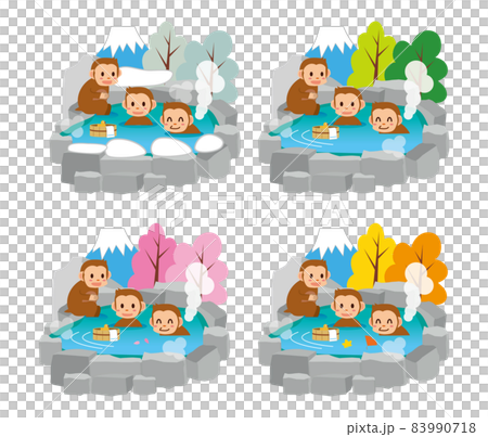 露天浴池溫泉猴四季 83990718