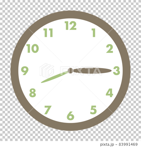 時計 8時15分 83991469