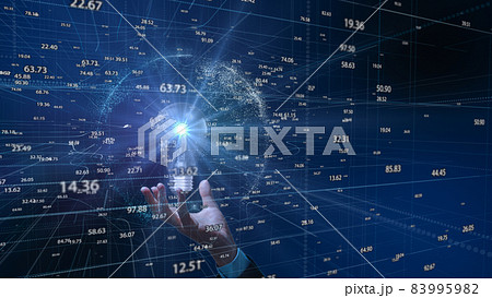 デジタル営業 在宅勤務 テレワーク IoTによる大都市のデジタル化 背景画像のイメージ デジタル営業 在宅勤務 テレワーク IoTによる大都市のデジタル化 背景画像のイメージ 83995982