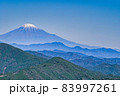 粟岳から見る晩秋の富士山 83997261